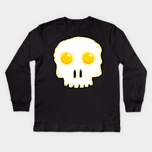 Egg Skull Zombie Skeleton T-Shirt Gift Kids Long Sleeve T-Shirt